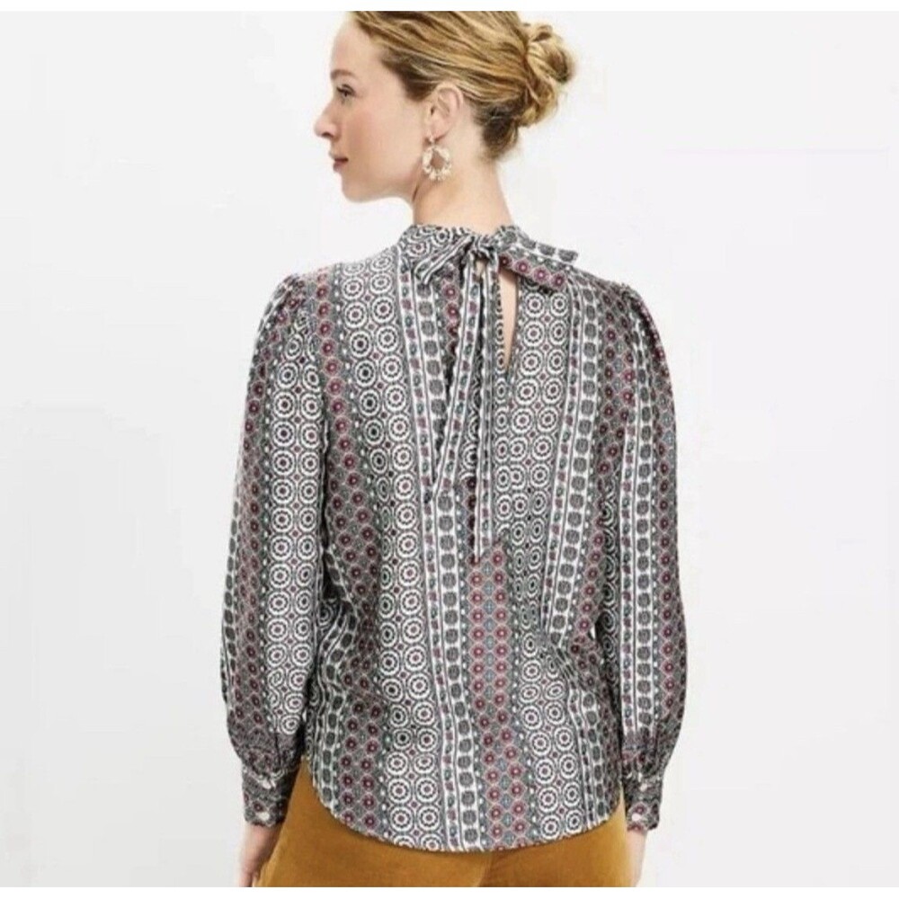 LOFT Tie Back Women’s XL Long Sleeve Blouse